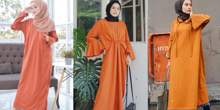 Baju Orange Cocok dengan Jilbab Warna Apa?