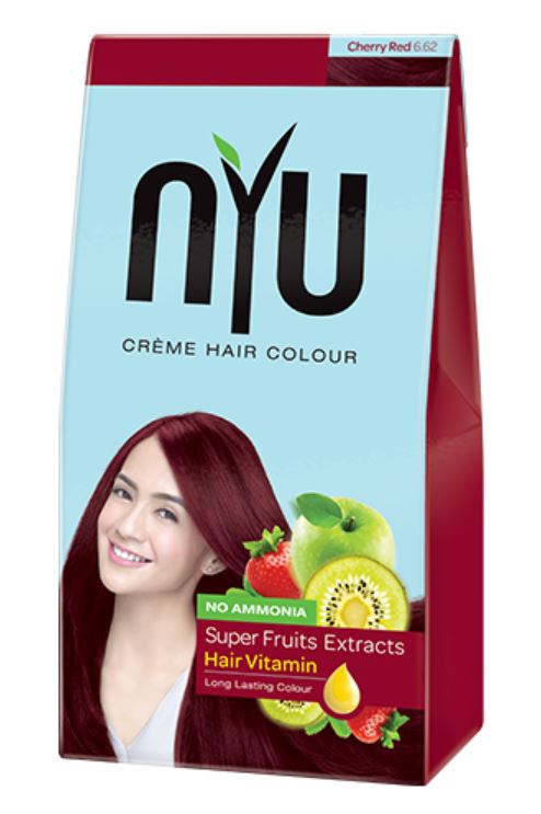 macam-macam warna cat rambut NYu Cherry Red