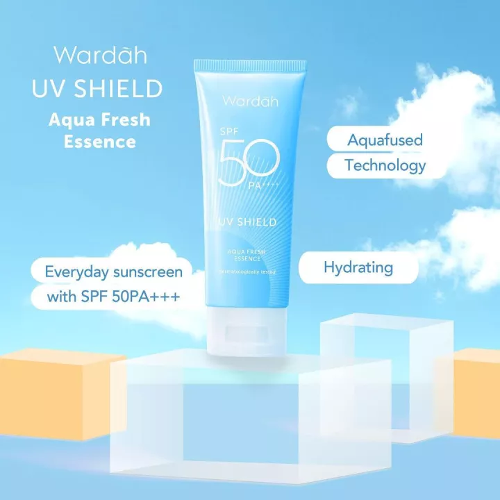 Sunscreen Wardah UV Shield Aqua Fresh Essence