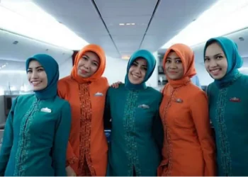 baju pramugari berjijab